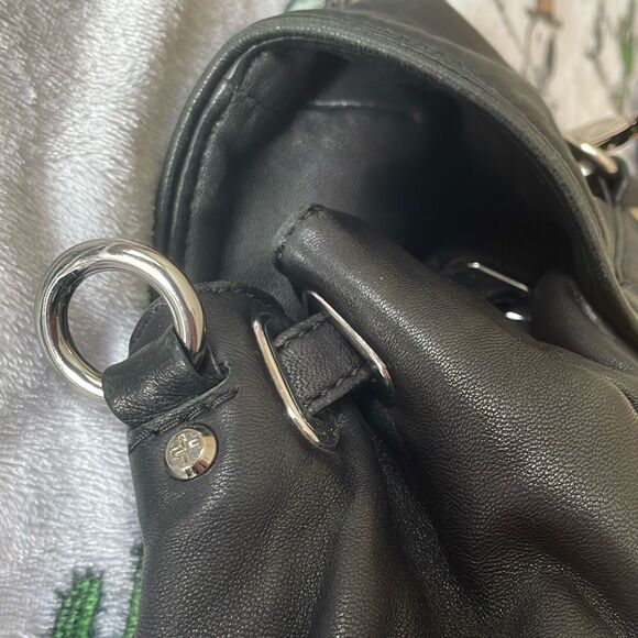 Alexander Wang Lambskin leather Marti Backpack Bag Washed Black Rhodium Hardware - Picture 11 of 17